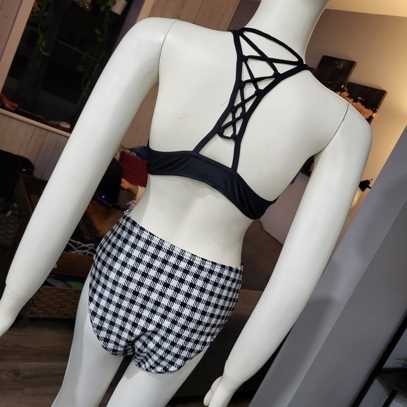 BRANDLESS - Women Ruching Bikini Set Two Piece Bikini High Waisted Front Ruched - Picture 3 of 12